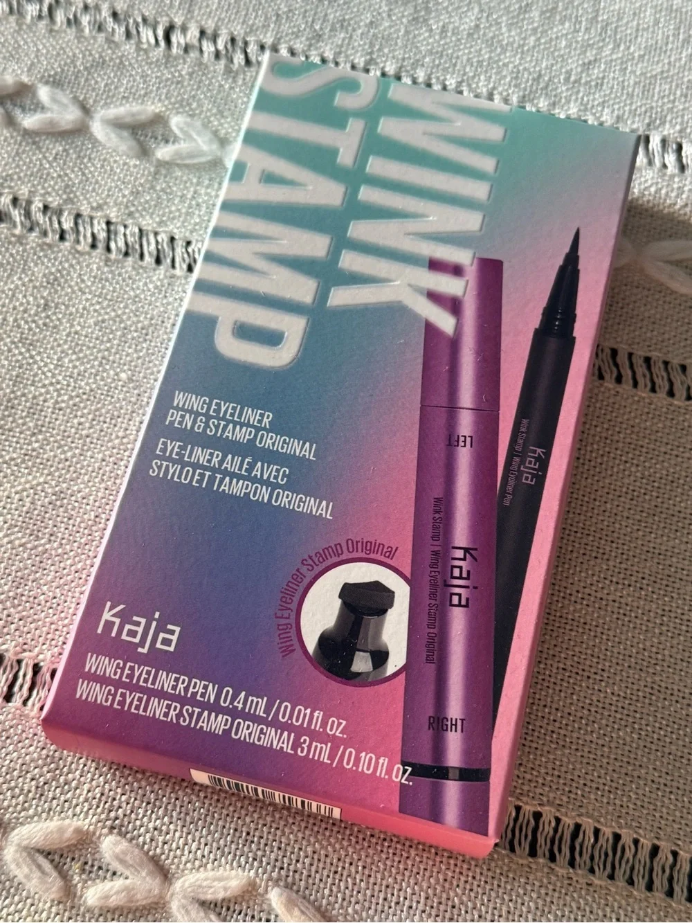 Kaja Wink Stamp Wing Eyeliner Pen & Stamp Original Black NIB